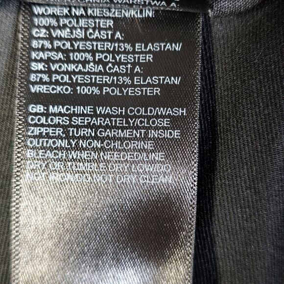 The North Face Womens Leggings M Black Capri Athletic Yoga Stretch Workout Logo - Picture 10 of 16